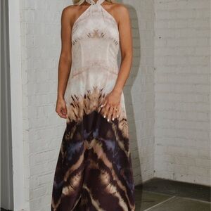 Ombré Halter Dress- Mocha Multi from These Three Boutique